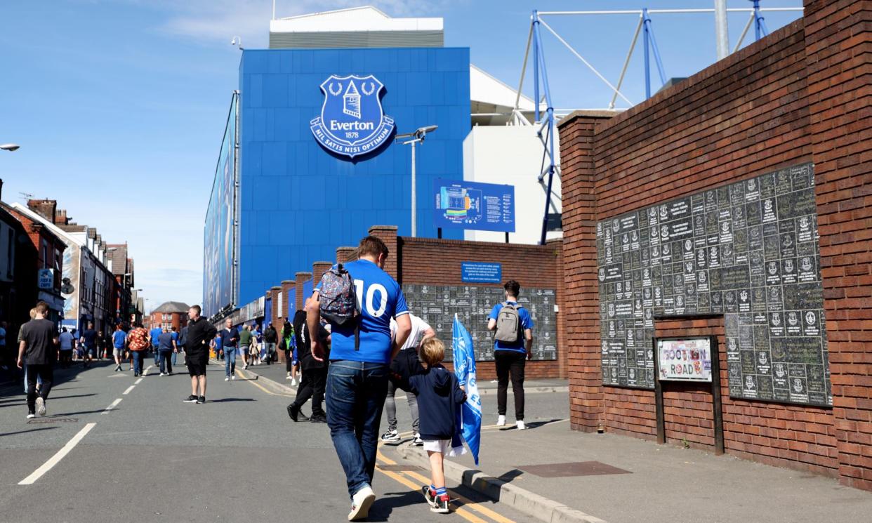 <span>Everton put forward a series of mitigating factors for their breach of Premier League profit and sustainability rules.</span><span>Photograph: Catherine Ivill/Getty Images</span>