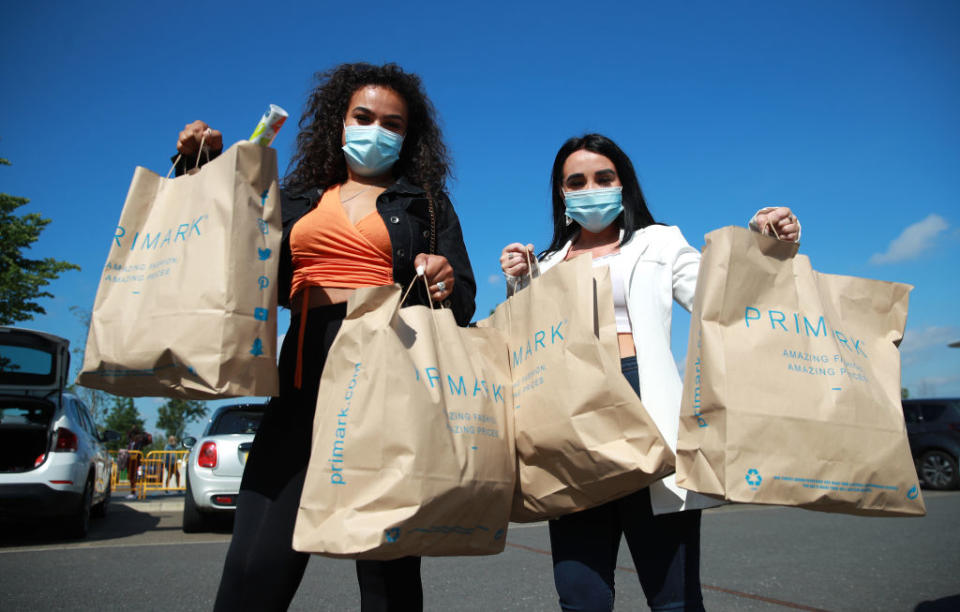 People were keen to get their shopping fix this morning. (Getty Images)