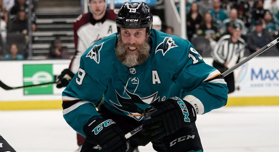 Jumbo Joe sounds like he's ready for another run with the San Jose Sharks. (Stan Szeto-USA TODAY Sports)