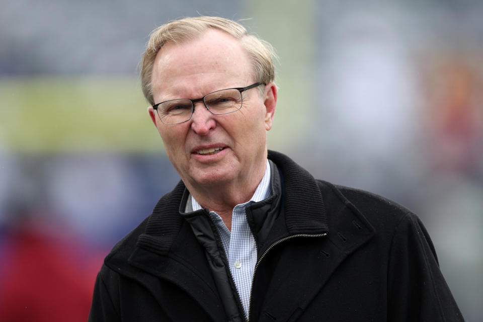 John Mara with the Giants.