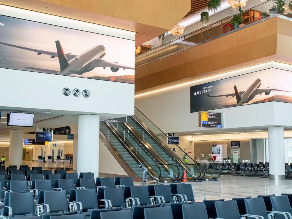 Delta Air Lines' new Terminal C at LaGuardia Airport.