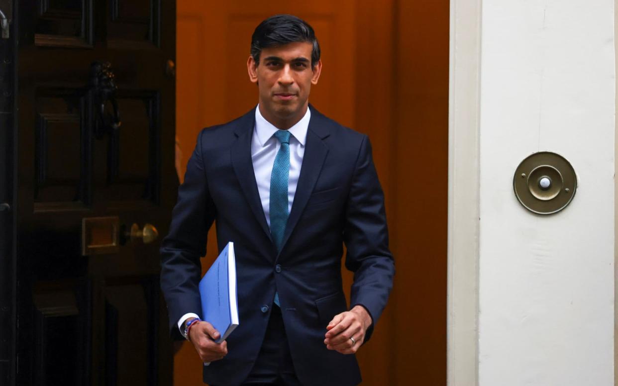 Rishi Sunak announced a package to ease unemployment but warned he could not save every job - SIMON DAWSON/REUTERS