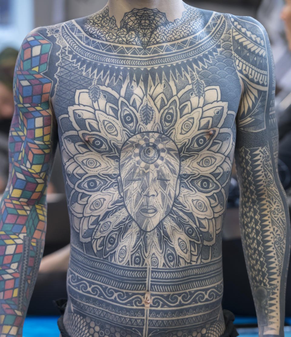 Body artwork takes center stage at the London Tattoo Convention