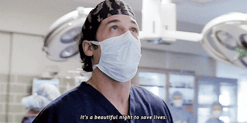 McDreamy from "Grey's Anatomy" in the ER
