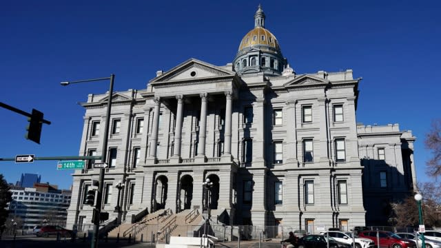 The Colorado Capitol building.