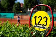 Reopening of tennis courts in Vienna