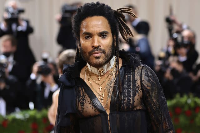 <p>Jamie McCarthy/Getty Images</p> Lenny Kravitz