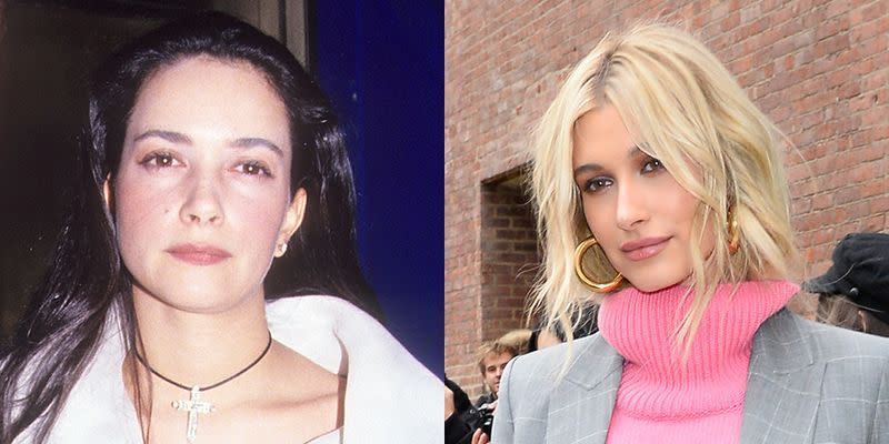 Kennya Baldwin and Hailey Bieber at 22