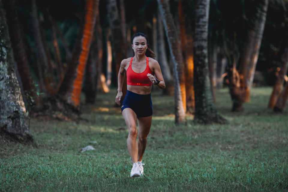 Jennifer is now into trail running, after becoming a mother of three.