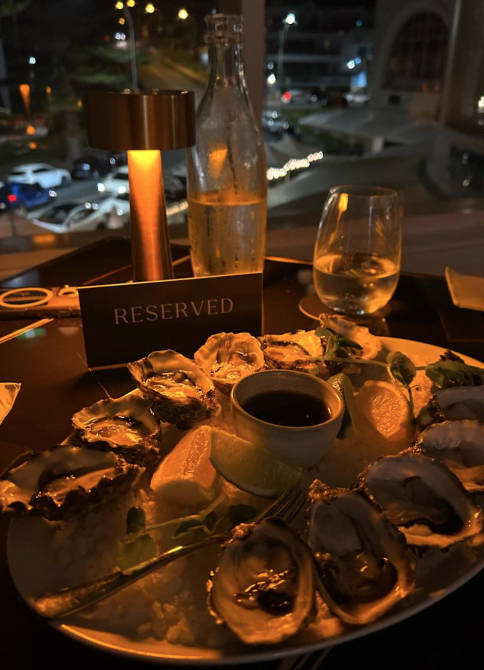 oysters at meribella terrigal 