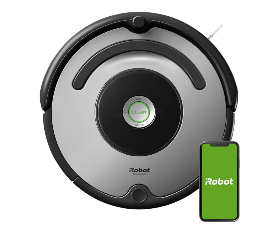 iRobot Roomba 677 Wi-Fi Robot Vacuum. Image via Best Buy.