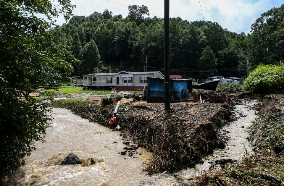 Parts of Perry County, Ky. were devastated after torrential rain in late July.  July 28, 2022