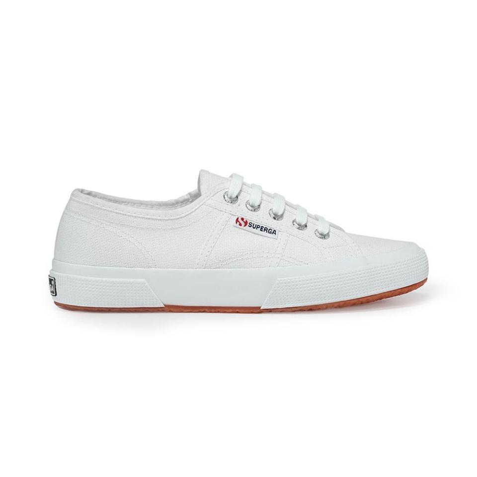 <p><a href="https://www.amazon.com/Superga-Unisex-White-Classic-Sneaker/dp/B005VGAUGW?tag=syn-yahoo-20&ascsubtag=%5Bartid%7C10051.g.27828%5Bsrc%7Cyahoo-us" rel="nofollow noopener" target="_blank" data-ylk="slk:Shop Now;elm:context_link;itc:0;sec:content-canvas" class="link ">Shop Now</a></p><p>Cotu Classic Sneakers</p><p>amazon.com</p><p>$70.00</p>