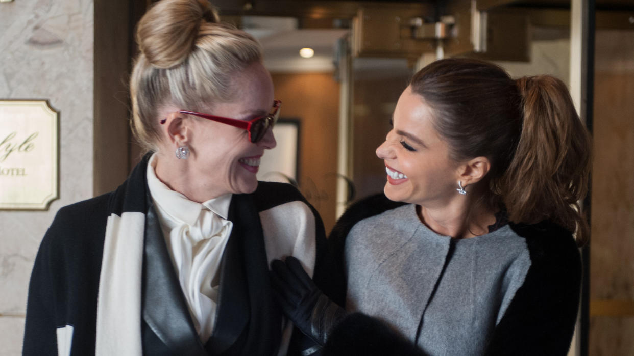 Sharon Stone and Sofia Vergara in 'Fading Gigolo' (Photo: Photo: Millennium Entertainment)