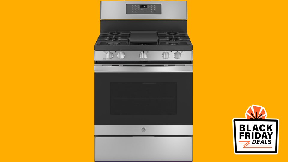 Make your kitchen complete with this GE gas range on sale for Black Friday.