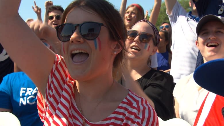 Thousands of France fans pour onto Montreal streets after 4-2 World Cup victory