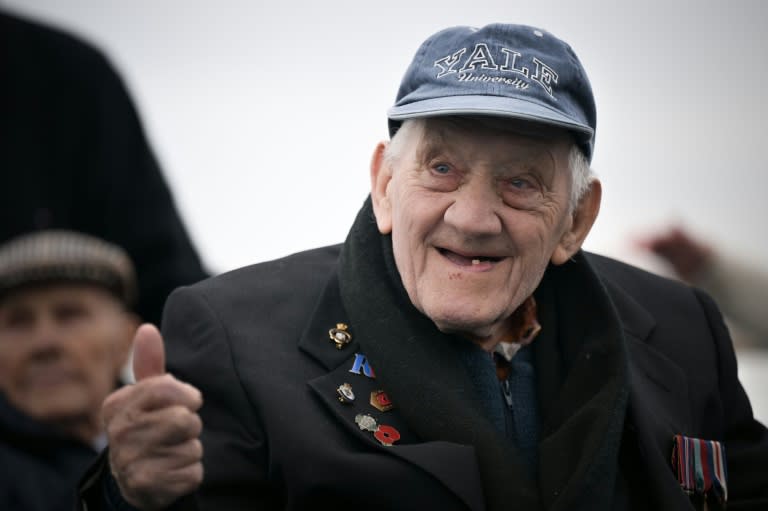 UK veteran John Mines was one of the soldiers who landed in Normandy in 1944 (Lou BENOIST)