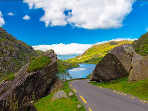 The Ring of Kerry is a scenic drive through Ireland.