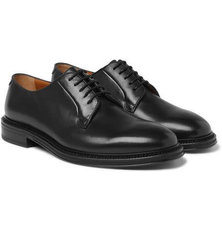 Lucien Polished-Leather Derby Shoes