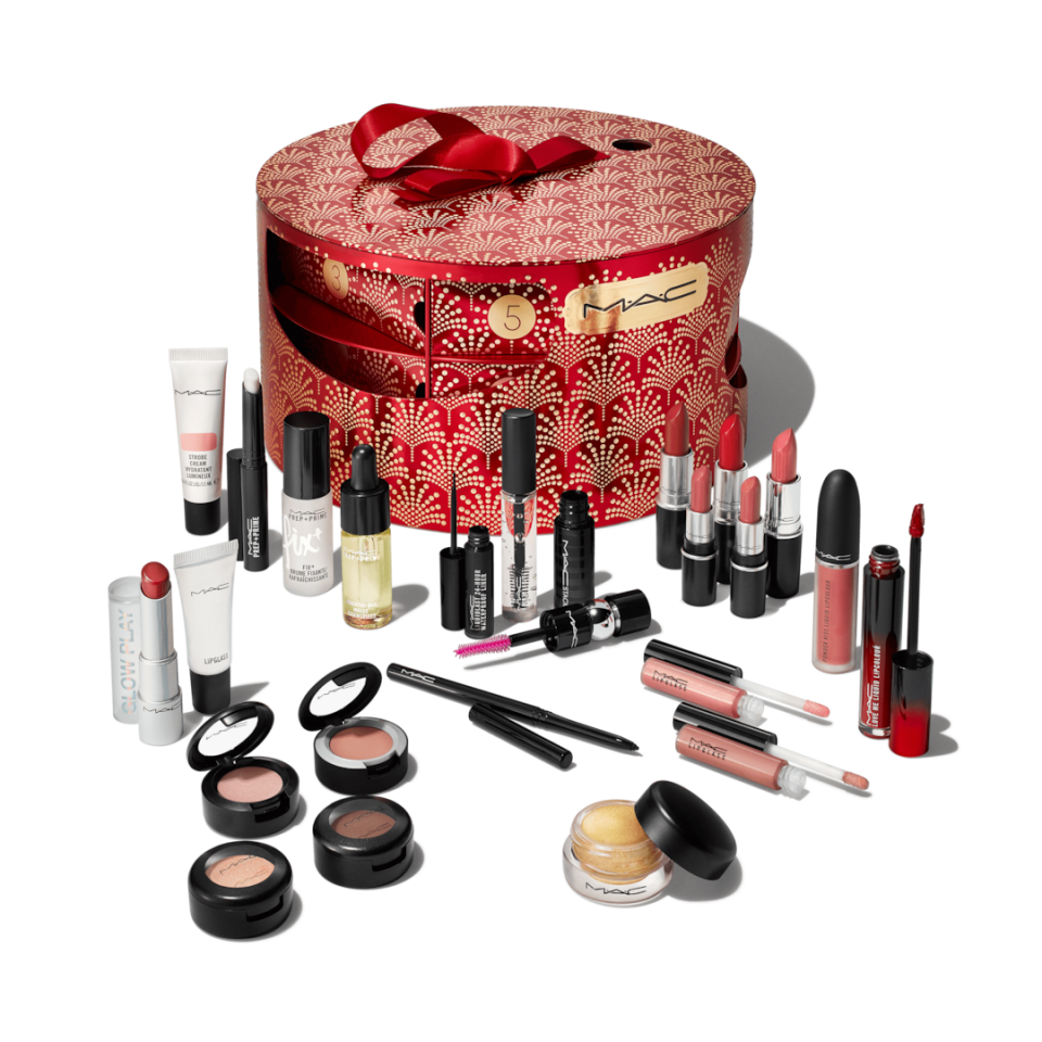 <p><a href="https://go.redirectingat.com?id=74968X1596630&url=https%3A%2F%2Fwww.maccosmetics.com%2Fproduct%2F13835%2F108166%2Fproducts%2Fmakeup%2Feyes%2Feye-palettes-kits%2Fbursting-with-surprises-advent-calendar-475-value&sref=https%3A%2F%2Fwww.goodhousekeeping.com%2Fholidays%2Fchristmas-ideas%2Fg24845144%2Fbeauty-advent-calendars%2F" rel="nofollow noopener" target="_blank" data-ylk="slk:Shop Now;elm:context_link;itc:0;sec:content-canvas" class="link ">Shop Now</a></p><p>Bursting With Surprises Advent Calendar</p><p>maccosmetics.com</p><p>$195.00</p><span class="copyright">MAC Cosmetics</span>