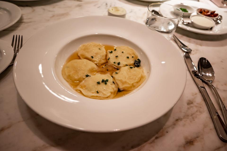 pierogis on a plate