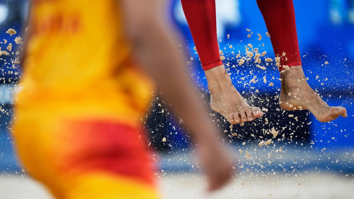 Tokyo Olympics Beach Volleyball (Copyright 2021 The Associated Press. All rights reserved)