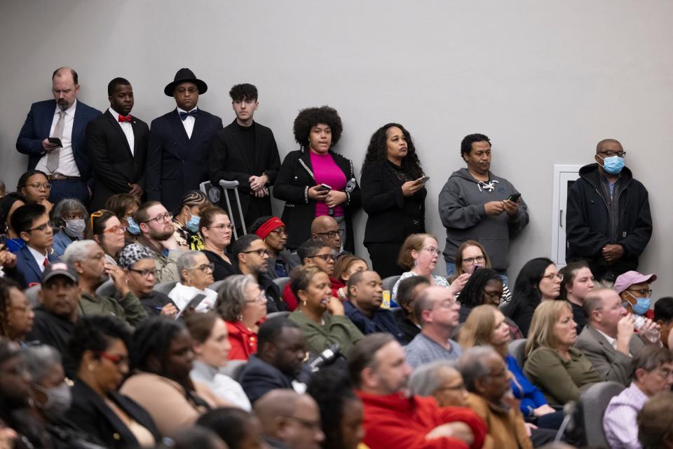 Community members gather Monday for a town hall meeting to discuss the future of Oklahoma County's jail.