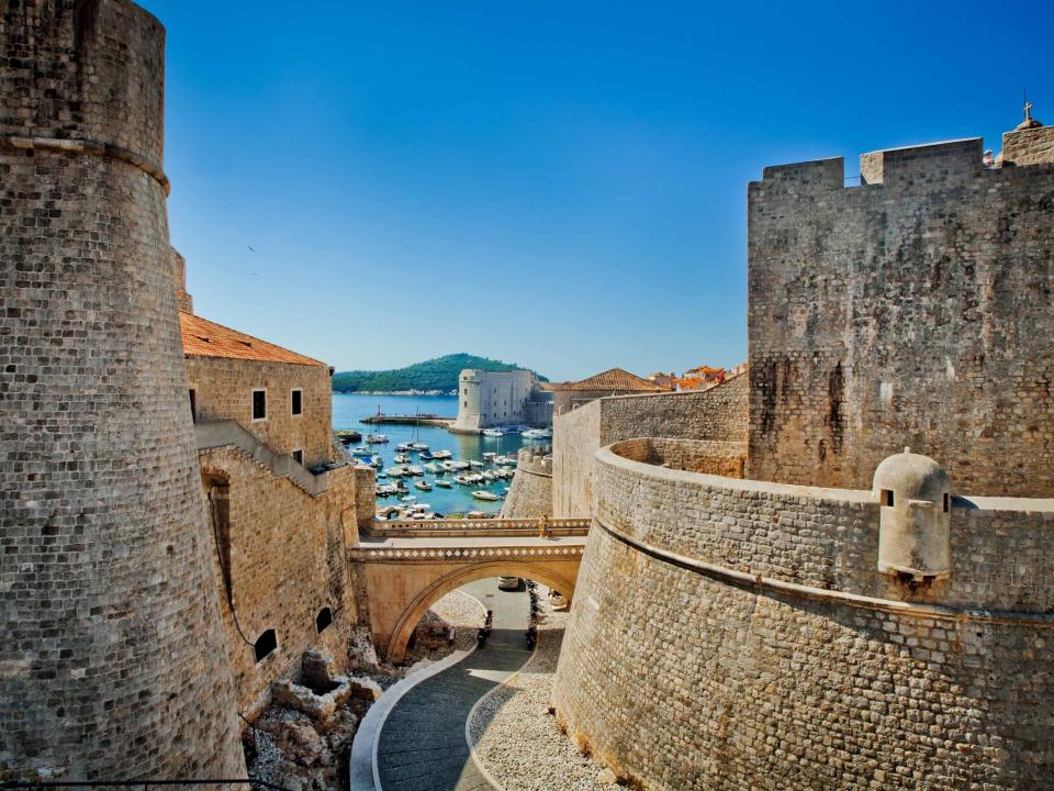 Croatia Dubrovnik Old City Walls