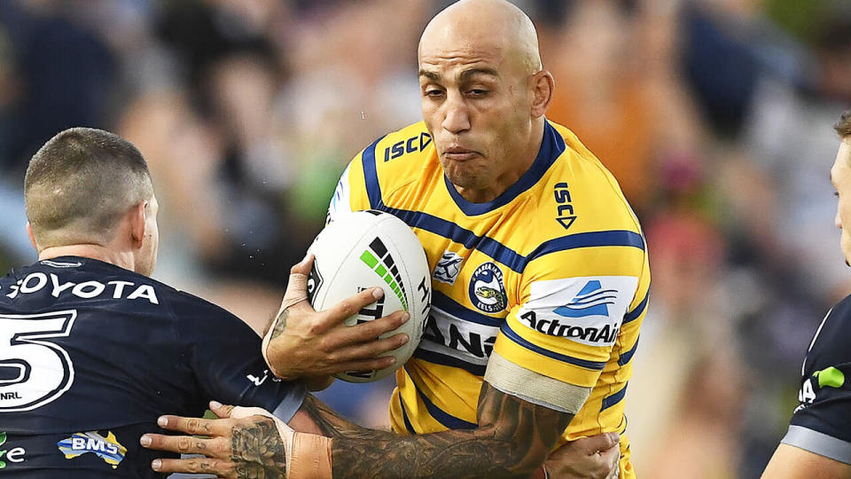 Despite turning in a stellar overall performance, a late error from Blake Ferguson ultimately robbed the Eels of their shot at victory. (Photo by Ian Hitchcock/Getty Images)