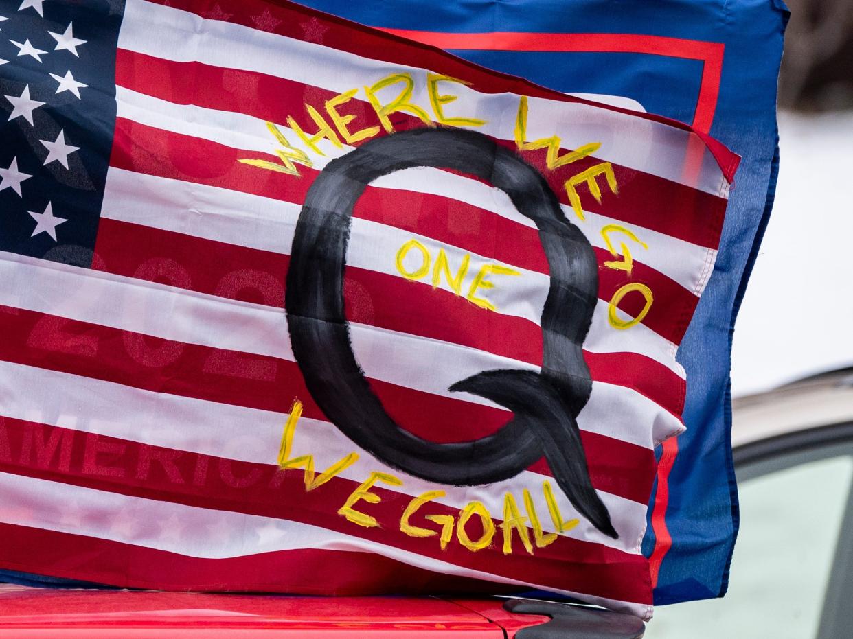 QAnon flag