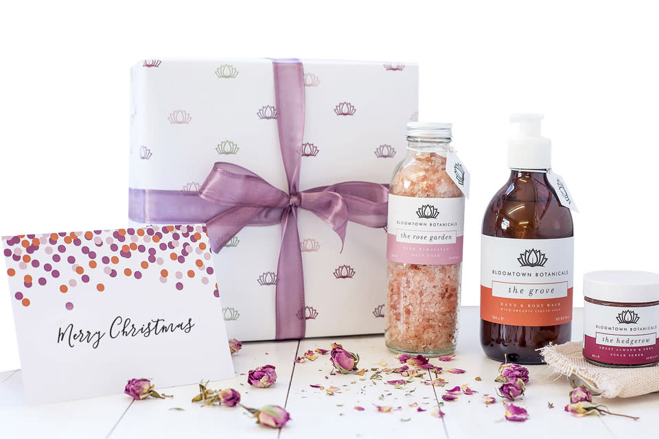 A bespoke beauty hamper