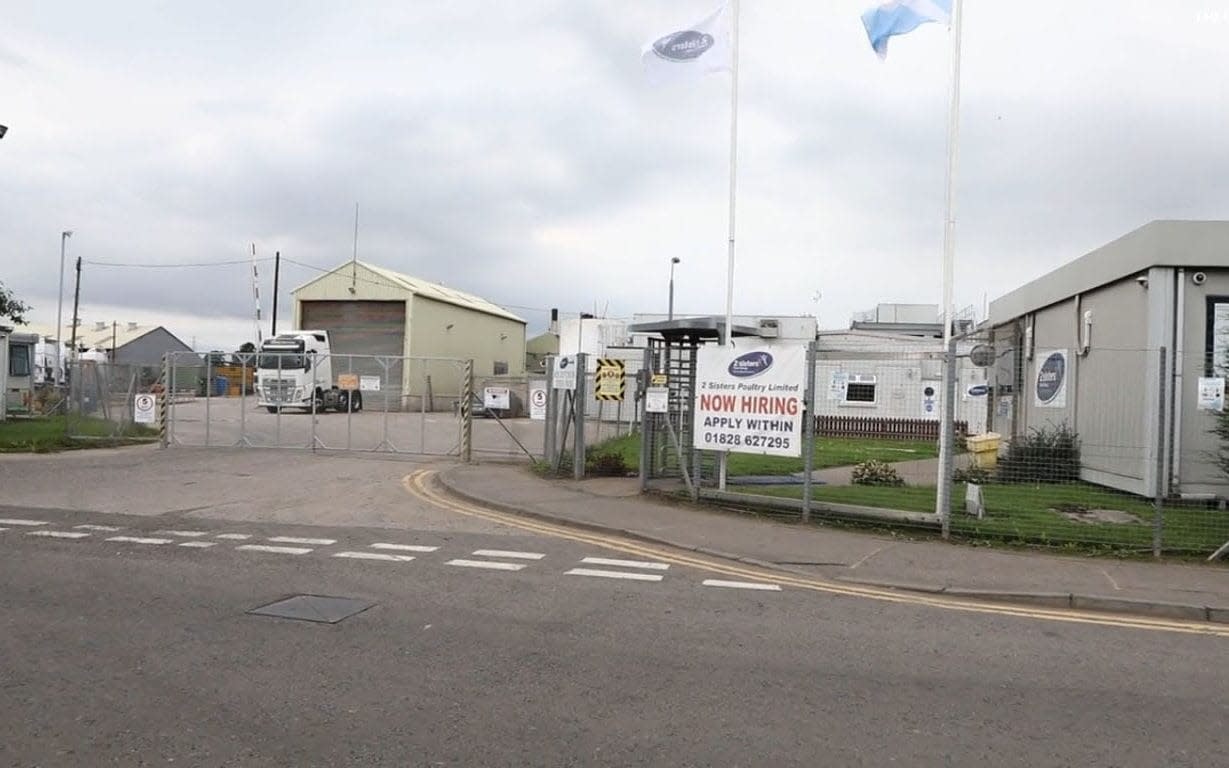 The 2 Sister plant in Coupar Angus, where Jevgenijs Kovalkovs worked