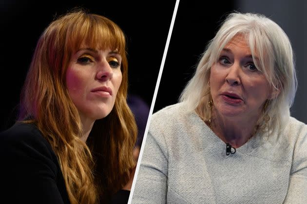 Labour's Angela Rayner and culture secretary Nadine Dorries (Photo: Getty)