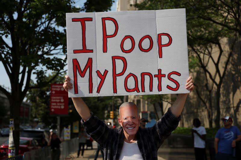 Former U.S. President and Republican presidential candidate Trump's campaign event in Philadelphia