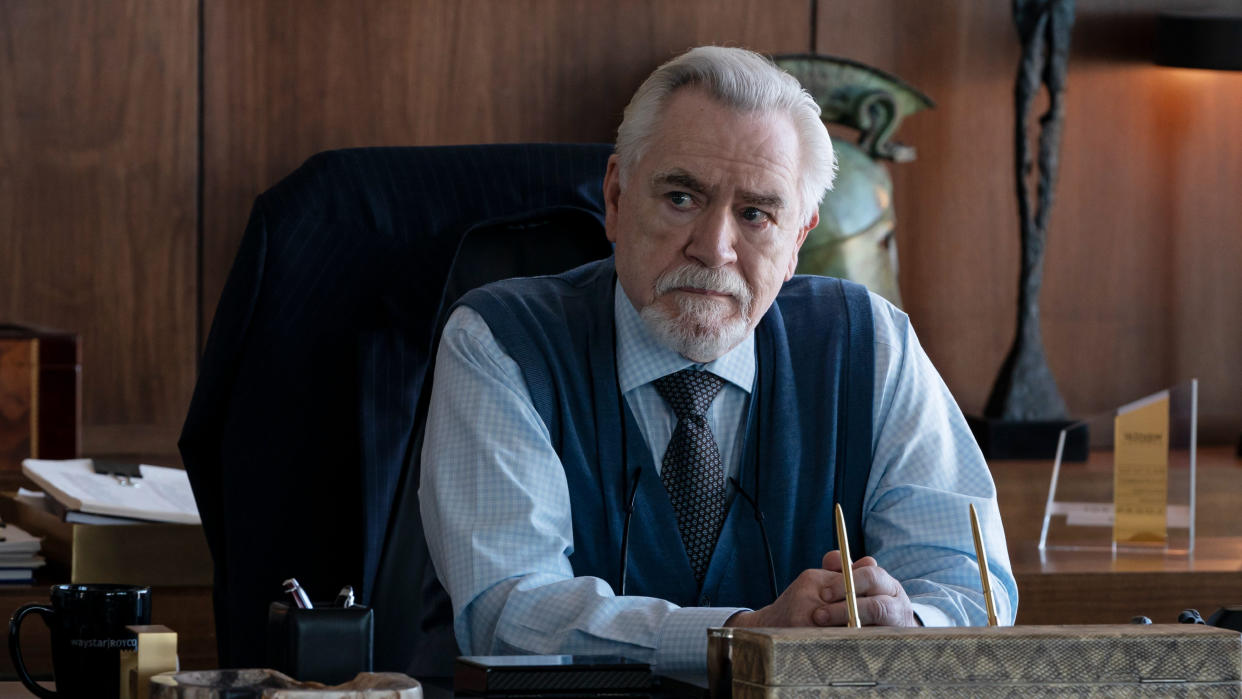  Brian Cox as Logan Roy in Succession season 4. 