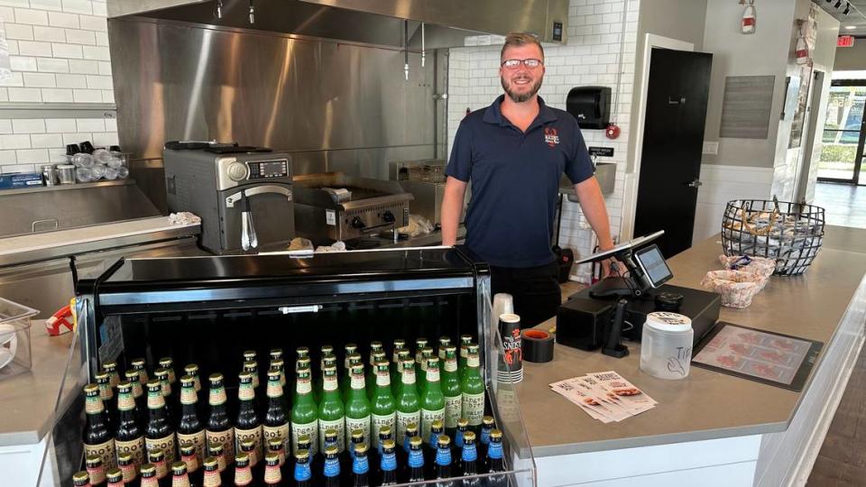 Adam Miner and his partners recently opened Mason’s Famous Lobster Rolls in the Braden River Plaza shopping center at 4650 State Road 64 E., Bradenton.