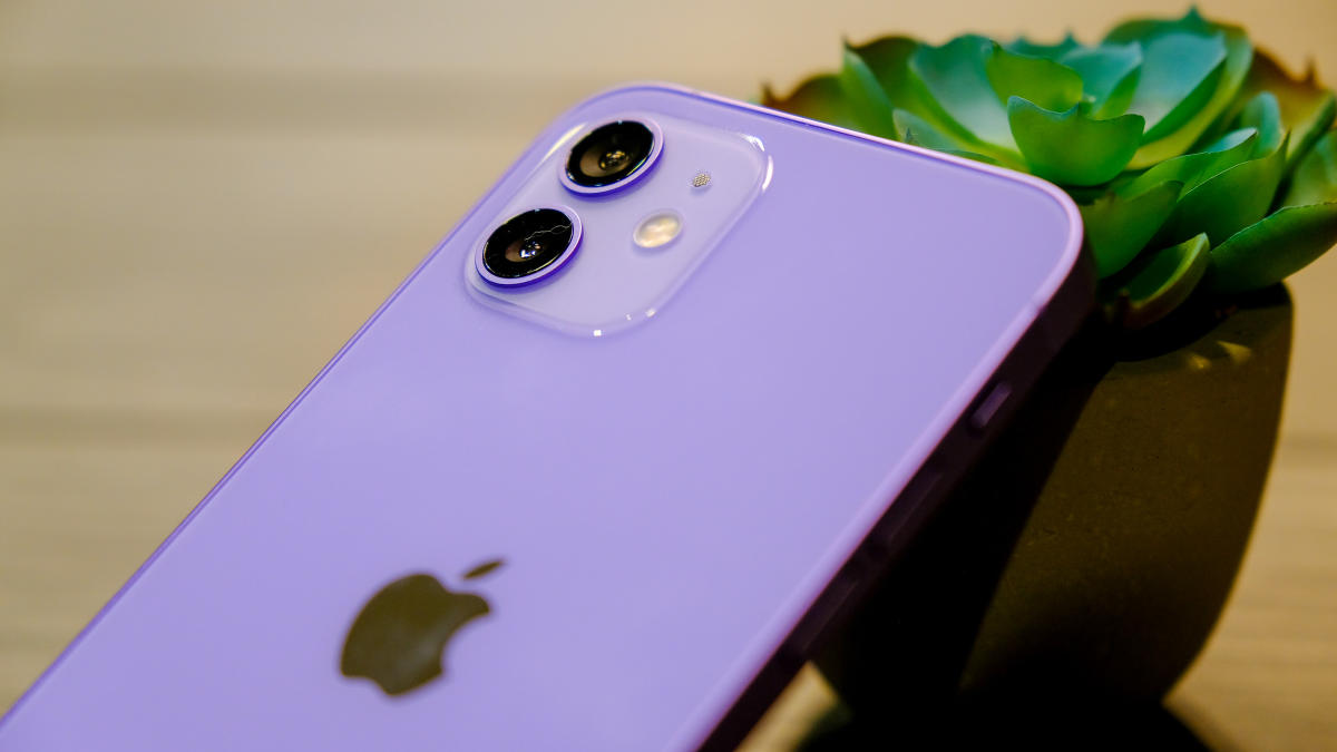 Ogling Apple's purple iPhone 12
