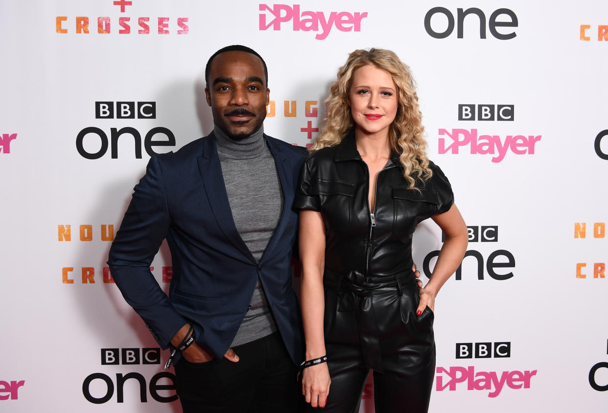 Ore Oduba and Portia Oduba are expecting their second child. (Photo by Jeff Spicer/Getty Images)