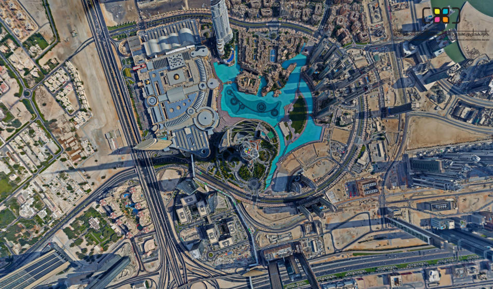 Burj Khalifa 360 panorama