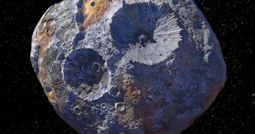 一顆小行星，被NASA發現上面蘊含著豐沛的金屬資源，其價值估計高達1000京美元。（圖／翻攝自NASA）