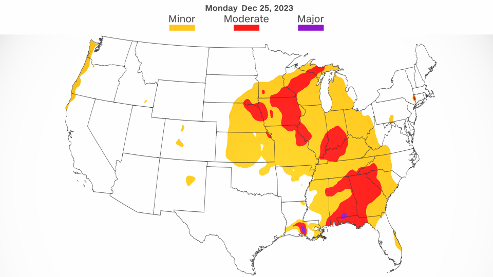 Some travel disruptions are possible on Christmas Day. - CNN Weather