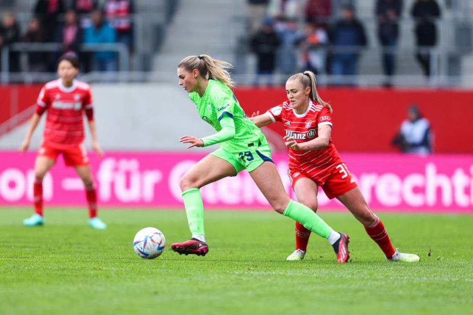 Georgia Stanway swapped Manchester for Munich, and found instant success with Bayern (Getty Images)