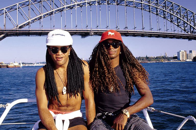 Una postal de los Milli Vanilli en 2001 en Australia