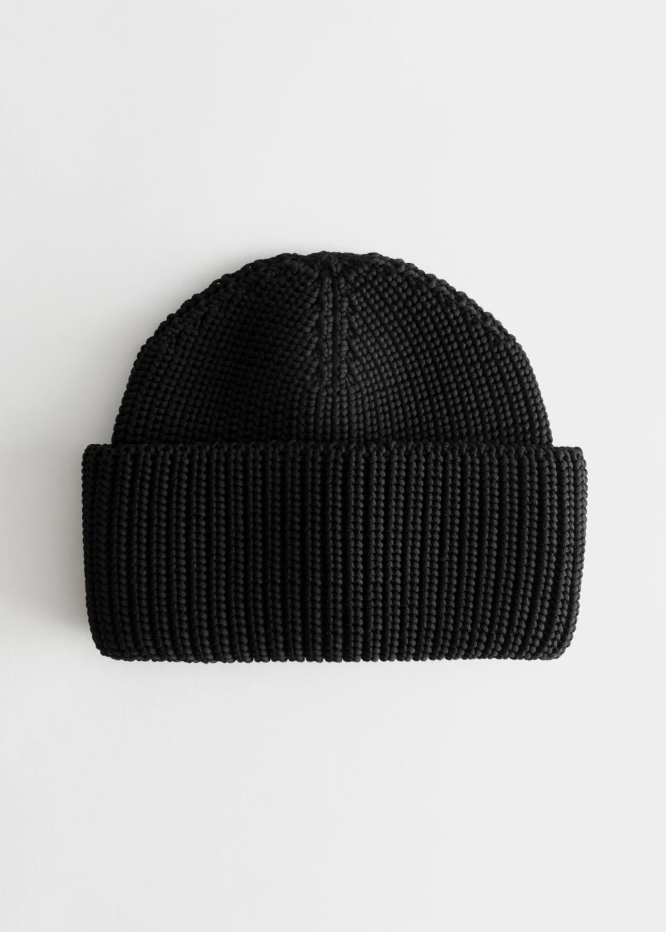 Because when all else fails, it's nice to know you can always shove all your hair under a giant beanie. &lt;br&gt;&lt;br&gt; <strong><a href="https://www.stories.com/en_usd/accessories/headwear/beanies/product.chunky-knitted-beanie-black.0783095001.html" target="_blank" rel="noopener noreferrer">Get the &amp; Other Stories Chunky Knitted Beanie for $39.﻿</a></strong>