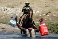 Migrants seeking asylum in the U.S. in Ciudad Acuna, Mexico