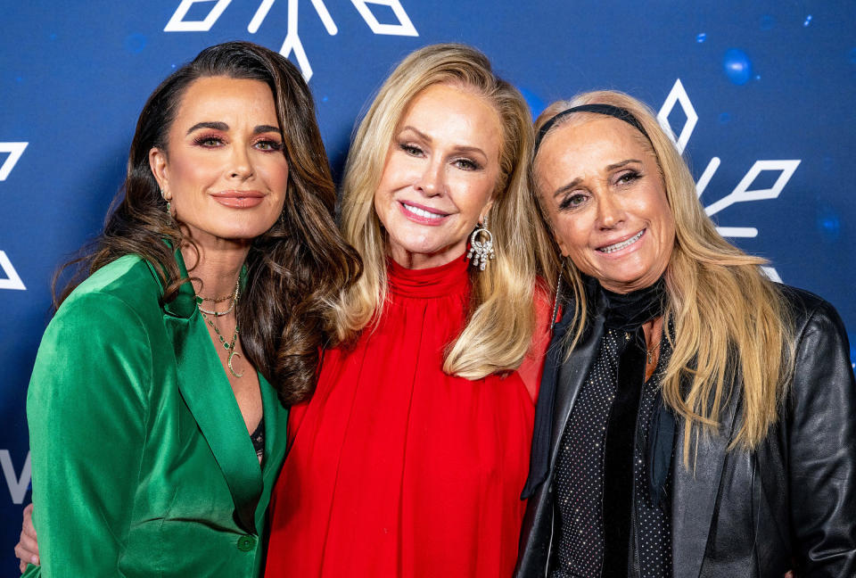 Kyle Richards, Kathy Hilton and Kim Richards (Amanda Edwards / Getty Images)