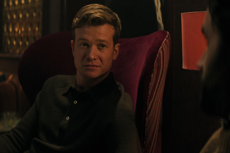 You. Ed Speleers as Rhys in episode 401 of You. Cr. Courtesy of Netflix © 2022<span class="copyright">© 2022 Netflix, Inc.</span>