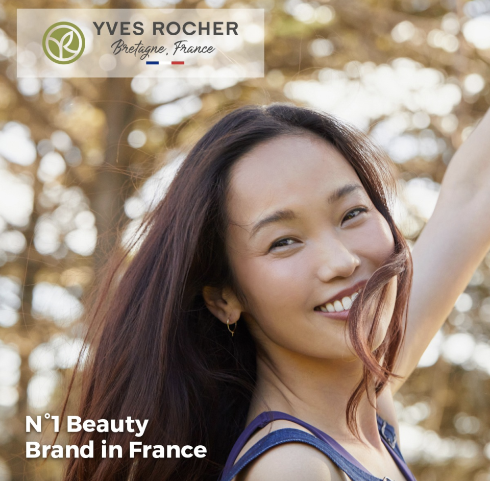 Yves Rocher hails from the scenic La Gacilly, France. PHOTO: Lazada