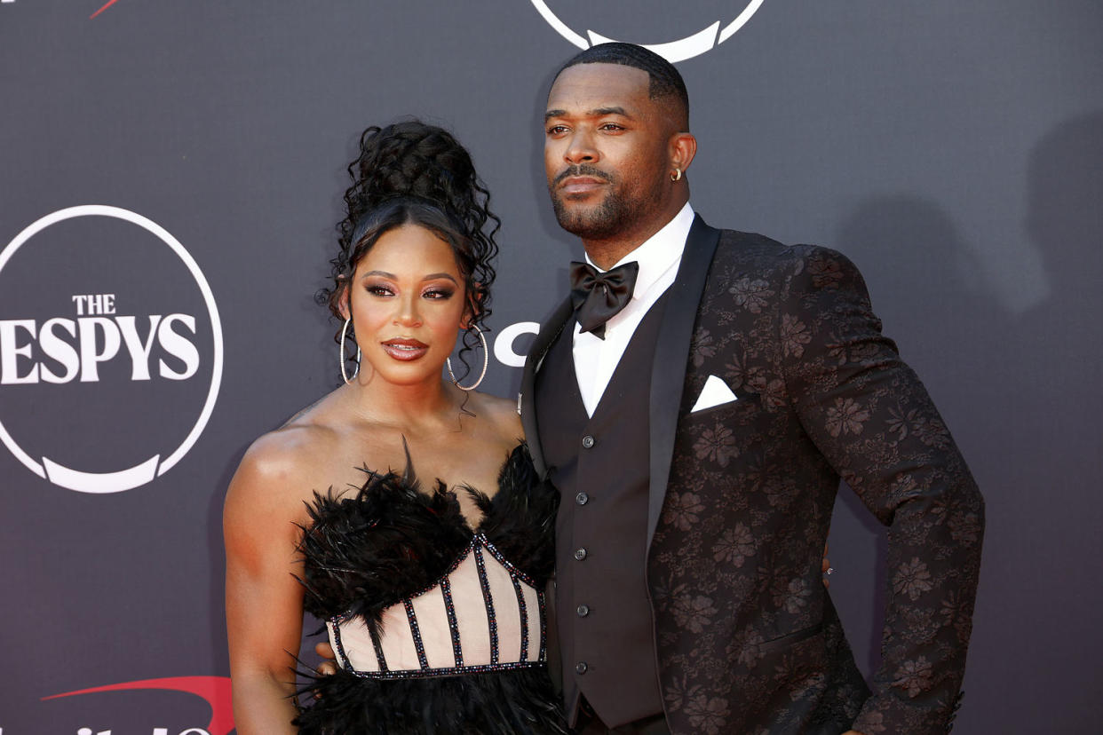 Bianca Belair and Montez Ford attend the 2023 ESPY Awards. (Frazer Harrison / Getty Images)