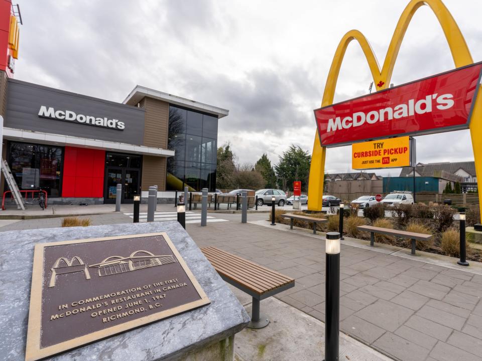 McDonald's in Richmond, BC, Canada.